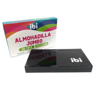 Almohadilla Jumbo (17×9,5cm) entintada negra -840663-