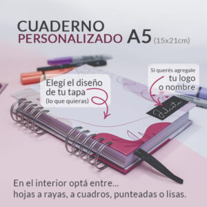 Cuaderno Personalizado A5