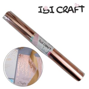 Foil Termotransferible IbiCraft – Oro Rosa (Reactivo Toner)