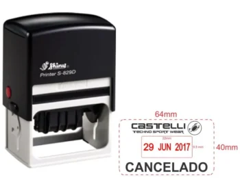 Shiny S-829-D Fechador con placa (Max. 6x4cm) - Image 2