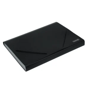 Clasificador con fuelle A4 – Negro (art. 076550)