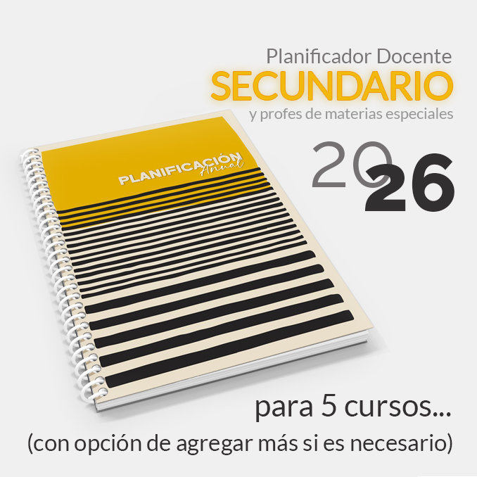 Planificador Anual 2026 -SECUNDARIO-