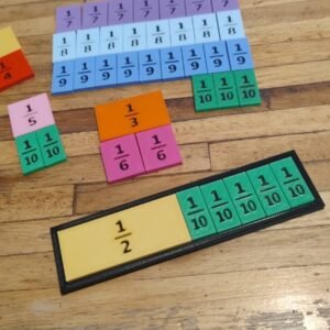 Barras de Fracciones – kit para aprender jugando