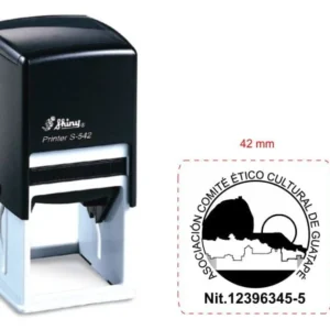 Sello Cuadrado Shiny S-542 4x4cm (art. 840063)
