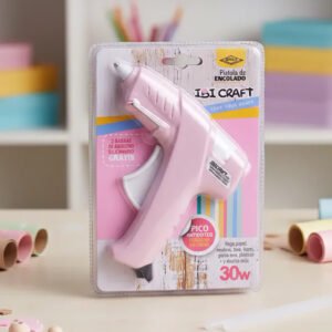 Pistola Encoladora IbiCraft Rosa 30w (art. 990500)