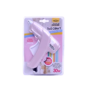 Pistola Encoladora IbiCraft Rosa 30w (art. 990500)